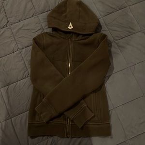 Ivivva Girls black hoodie sweatshirt.